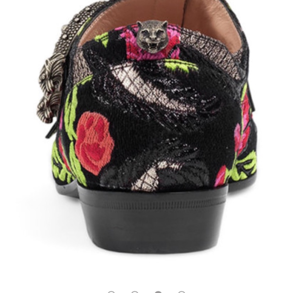 SOLD - Gucci Susan Floral Brocade Loafer - Picture 2 of 6